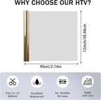 FUNKAKA Heat Transfer Vinyl Soft Gold HTV Rolls - Image 4