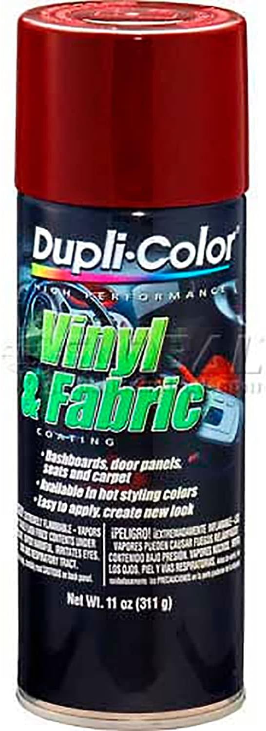 Dupli-Color Vinyl And Fabric Coating Burgundy 11 Oz. Aerosol – Pack of 1 by Dupli-Color