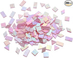 Lanyani Iridescent Stained Glass Mosaic Tiles by LanyaniArtGlassMosaics