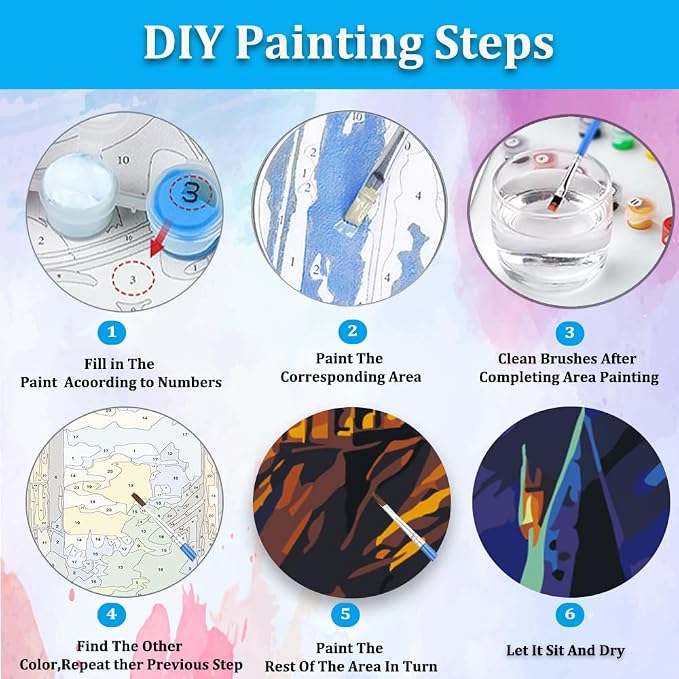 Artunion Framed Paint by Numbers Kit - Image 6