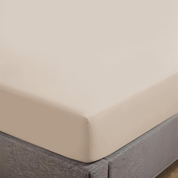 Feather & Stitch Fitted Bottom Sheet Only Twin Size 500 TC-1 Piece 100% Cotton by FEATHERSTITCHNEWYORK