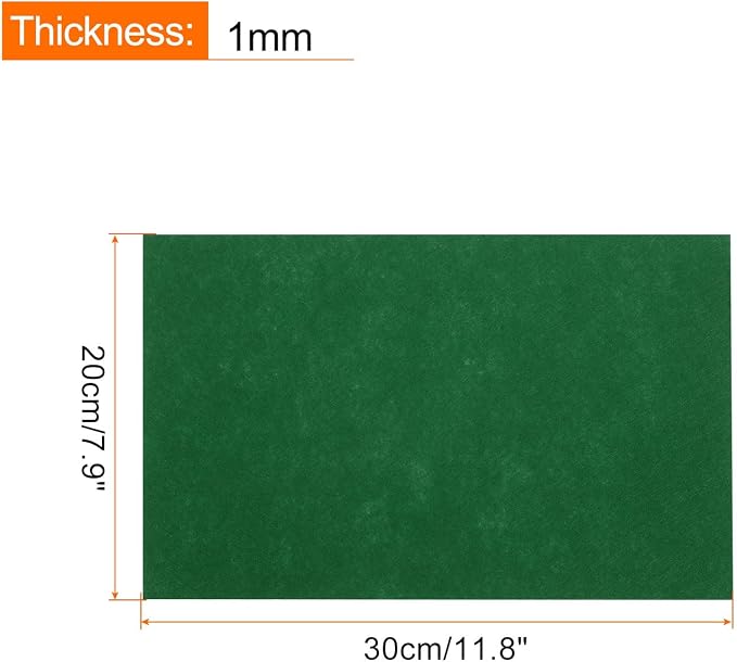 MECCANIXITY Adhesive Felt Sheets, Felt Fabric Crafts Back Adhesive Felt Sheets - Image 2