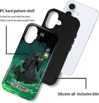 ZHEGAILIAN Case for iPhone 16 Plus, The Hermit Night Skull Durable Shockproof - Image 3