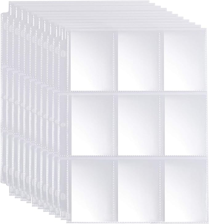 9 Pocket Page Protector by JIQEZNL
