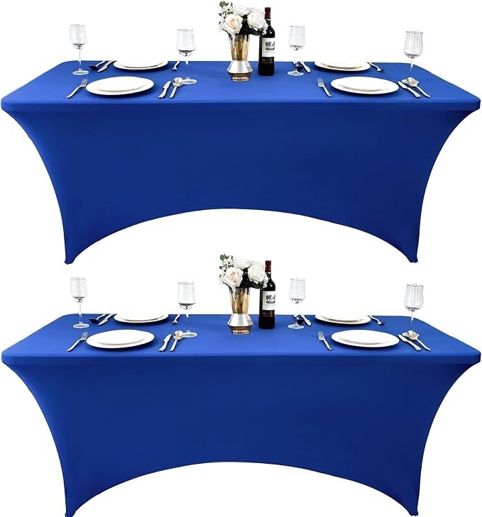 2-Pack 6ft Spandex Table Covers by Unknown