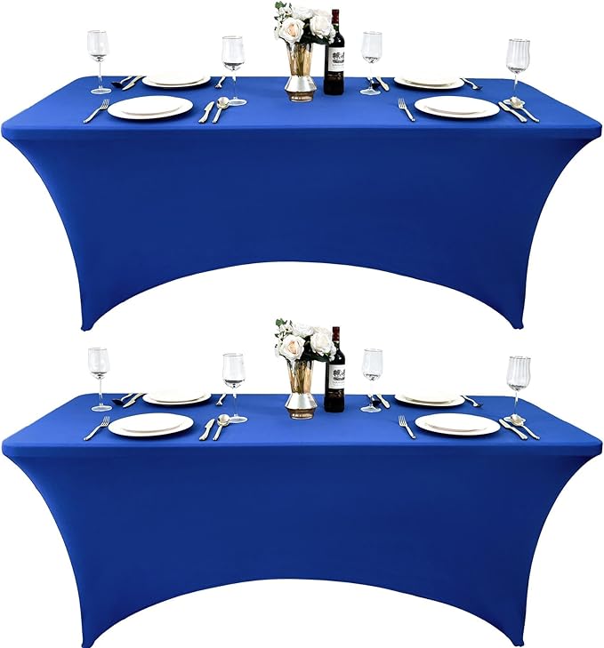 2-Pack 8ft Spandex Table Covers by Unknown