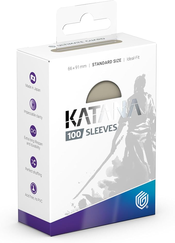 Ultimate Guard Katana Card Sleeves: 100 Standard Size TCG Sleeves, 66 x 91mm - Image 2