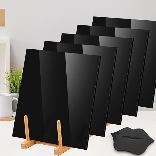Adrattnay Black Acrylic Sheets 1/8 Thick, Opaque Acrylic Sheets Acrylic Panel - Image 6