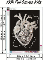 GEMFAMILY 5D Diamond Art Kits for Adults Beginner, Special Shape Pearl Diamond - Image 6