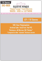 Sleeve Kings Standard Card Sleeves – 110 Count, XL Size, Compatible by SleeveKings