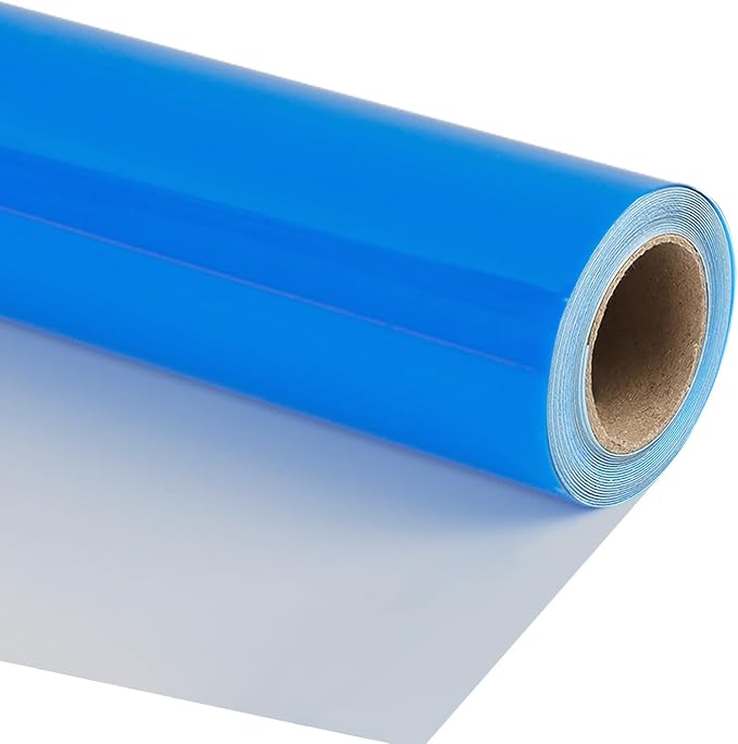 guangyintong Fluorescent Heat Transfer Vinyl Neon Blue HTV Rolls, HTV Vinyl by guangyintong