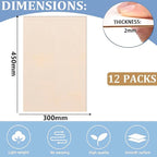 12 Pack Basswood Sheets for Crafts 12x18 Inch, 2mm Basswood for Laser Cutting & - Image 2