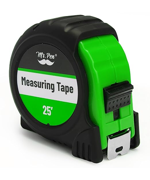 Mr. Pen- Retractable Tape Measure 25 ft, Easy Read | Steel Retractable by MrPen