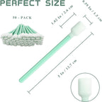 50PCS Foam Cleaning Swabs – Anti-Static Lint-Free Applicators - Image 2
