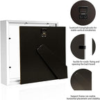 Shadow Box Frame 10x10 with Letter Stickers, 3D Picture Frame, Display Case Box - Image 3