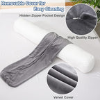 1 MIDDLE ONE Body Pillow for Adults, Bolster Pillow - Image 4