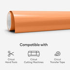 Cricut Premium Permanent Vinyl Roll, Dark Orange - Image 7