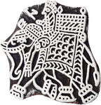 Royal Kraft Wooden Stamps DIY Fabric, Henna Printing Blocks THDtag093 - Image 2