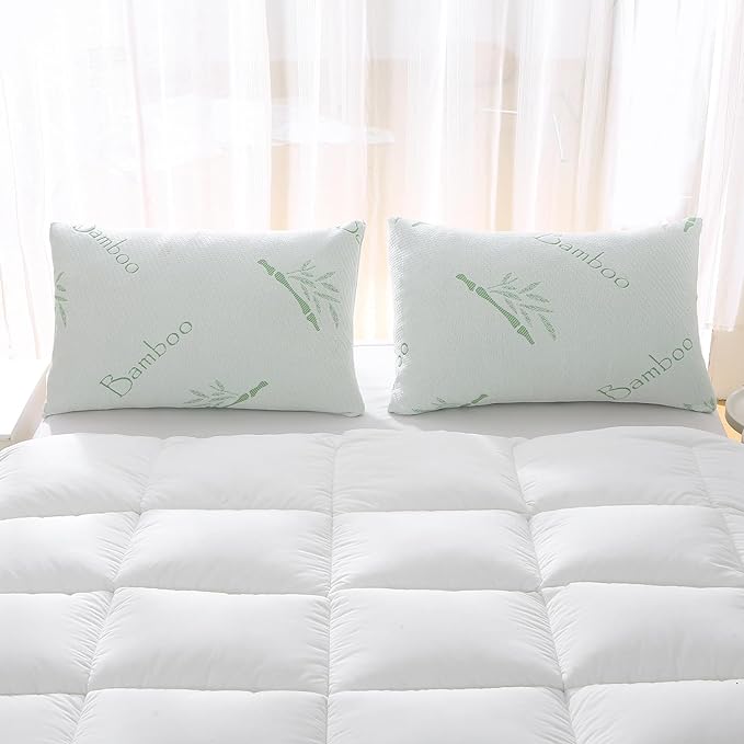 HOXXME King Size Memory Foam Pillows Set of 2, Bed Pillow - Image 8