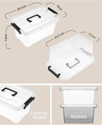 NUMIFUN Plastic Storage Bins - Image 2