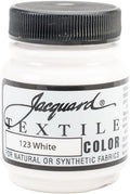 Jacquard Textile Color White for Clothes, Furniture Upholstery, Shoes or Tote by Jacquard