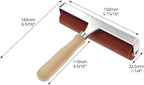 QWORK Soft Rubber Brayer, 40/42 Durometer Roller - Image 3