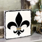 Large 12"x12" Fleur de lis Stencil - Image 4
