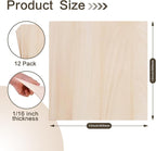 Balsa Wood Sheet, Basswood Sheets 12X12X1/16 Inch, Unfinished Wood Boards Blanks - Image 4