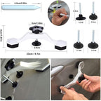 GLISTON 45pcs Paintless Dent Repair Tool Dent Puller Kit, Adjustable Width - Image 4