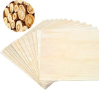 12Pack Basswood Sheets 1/8 Inch – 3mm Unfinished Plywood Boards 12"x12" - Image 3