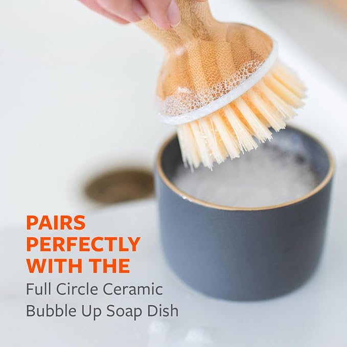 Full Circle Bubbly Palm Brush – Family Safe, Formaldehyde-Free – Ergonomic Palm - Image 5