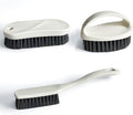 Scrub Brush for Cleaning - 3pcs Bathroom Scrubber Cleaning Brushes for Household Use Heavy Duty Small Nylon Brush,Shoe Cleaning Brush,Laundry Brush,Kitchen,Bathtub,Floor Brushes