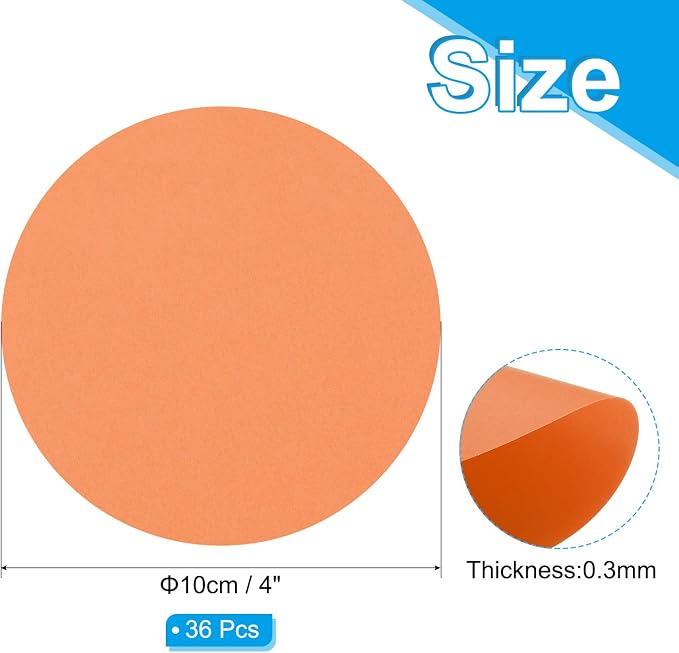 PATIKIL 4inch Circle Card Stock - Image 2
