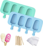 Popsicles Molds, Ozera 2 Pack Homemade Cake Pop Molds Cakesicle Maker Set | by Ozera