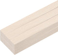 MECCANIXITY 6pcs Wood Sticks, 5/8"x 5/8" x 12" Rectangle Wooden Cube Wood by MECCANIXITY