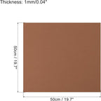 MECCANIXITY EVA Foam Sheets Brown 19.7 Inch x 19.7 Inch 1mm Thick Crafts Foam - Image 2