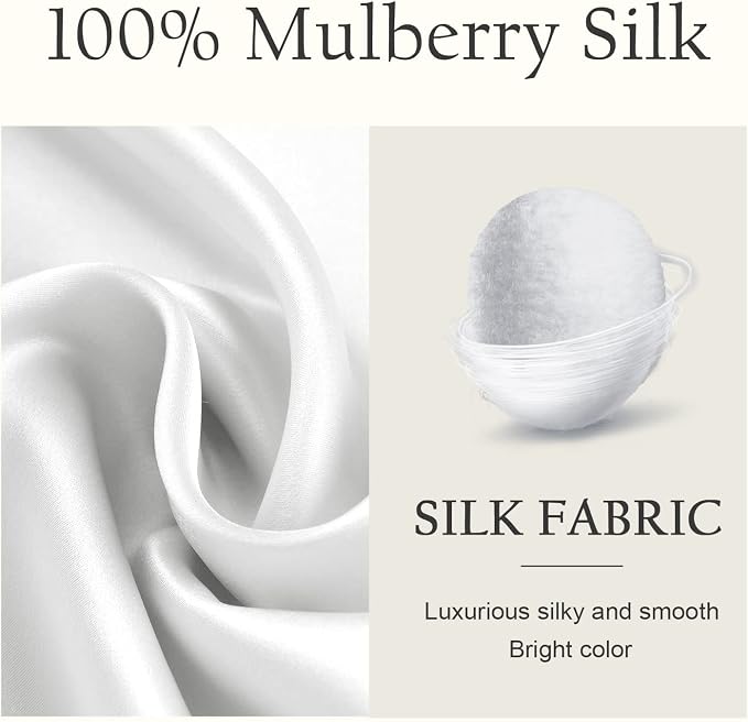 OLESILK Silk Body Pillowcase 20x54 Zippered: 100% Mulberry Silk - Image 7