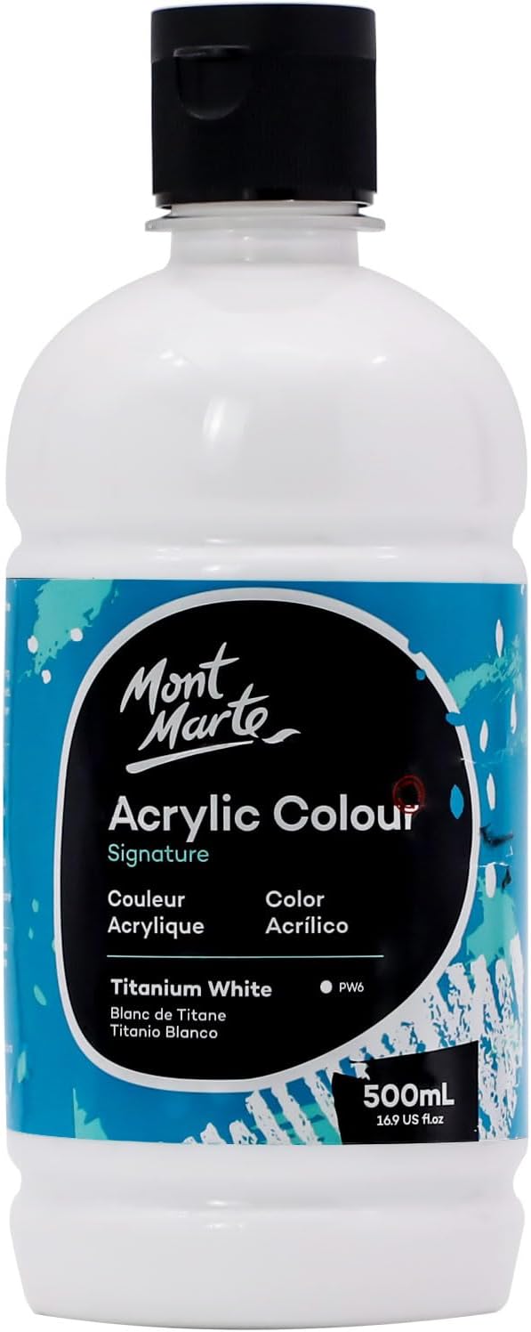 Mont Marte Signature Basic Color Acrylic Paint Set, Semi-Matte Finish, Suitable - Image 9