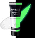Artecho Neutral Glow in the Dark Acrylic Paint Set, 120ml / 4.05oz | Non-Toxic by Artecho