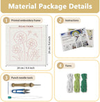 DOODLREAM Dandelion Flower DIY Punch Needle Embroidery Kit - Image 2