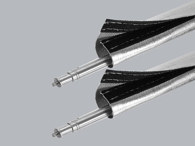Automotive Heat Shield Sleeve, 1/2" x 3.3 Ft Aluminized Sleeving - Image 4