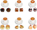 Hiawbon 24 Pcs Miniature Coffee Cup 1:12 Coffee Mugs Cakes Model | Miniatures by Hiawbon