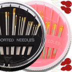 60Pack Sewing Needles for Hand Sewing Repair, 6 Sizes Assorted Needles by JollMono