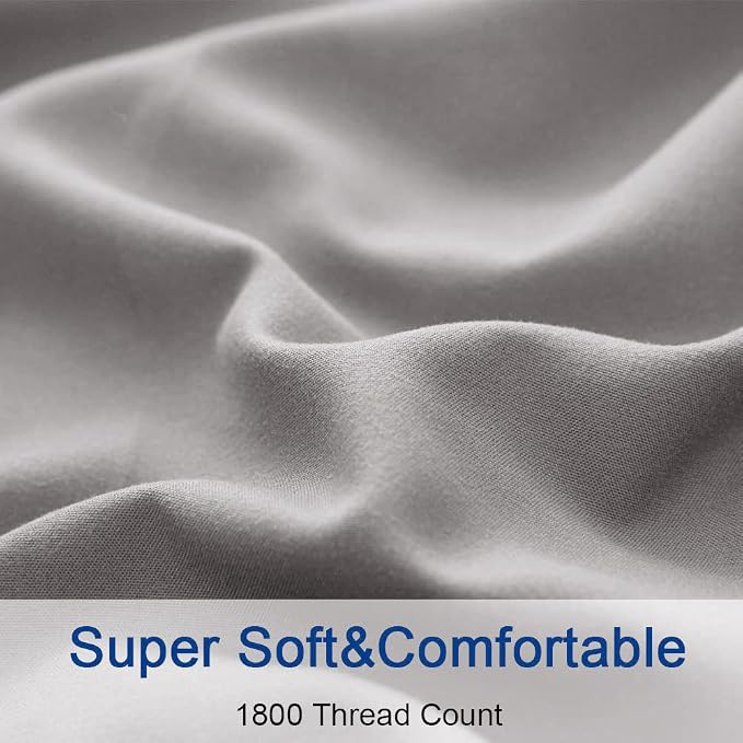 SONORO KATE Bed Sheet Set Super Soft Microfiber 1800 Thread Count Luxury Sheets - Image 5