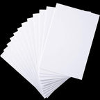 12 Sheets Foam Sheets Crafts 7.9 x 5.9 Inch White Double Sided Sticky Craft by Outus