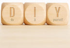 Blank Wooden Dice 2 inch 10PCS Unfinished Square Blocks 50mm Small Wood Cubes - Image 4