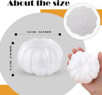 Lenwen 24 Pcs Fall White Foam Pumpkins - Image 7