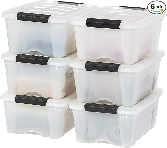 IRIS USA 13 QT Plastic Storage Box by IRISUSA