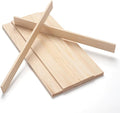 Wood Strips Slats for Wall, Wooden Sticks for Crafts 1/4" ×1.5" × 15", by Coowayze
