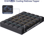 ELEMUSE Full XL Black Mattress Topper - Image 2